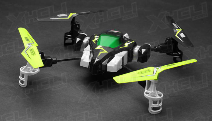 Hero RC H1 Quadcopter Viking Space Ship 2.4Ghz 4 Channel (Lime)